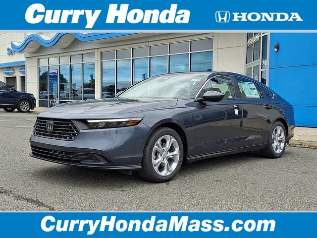 2026 Honda Accord LX in Meteorite_Gray_Met — front three-quarter view